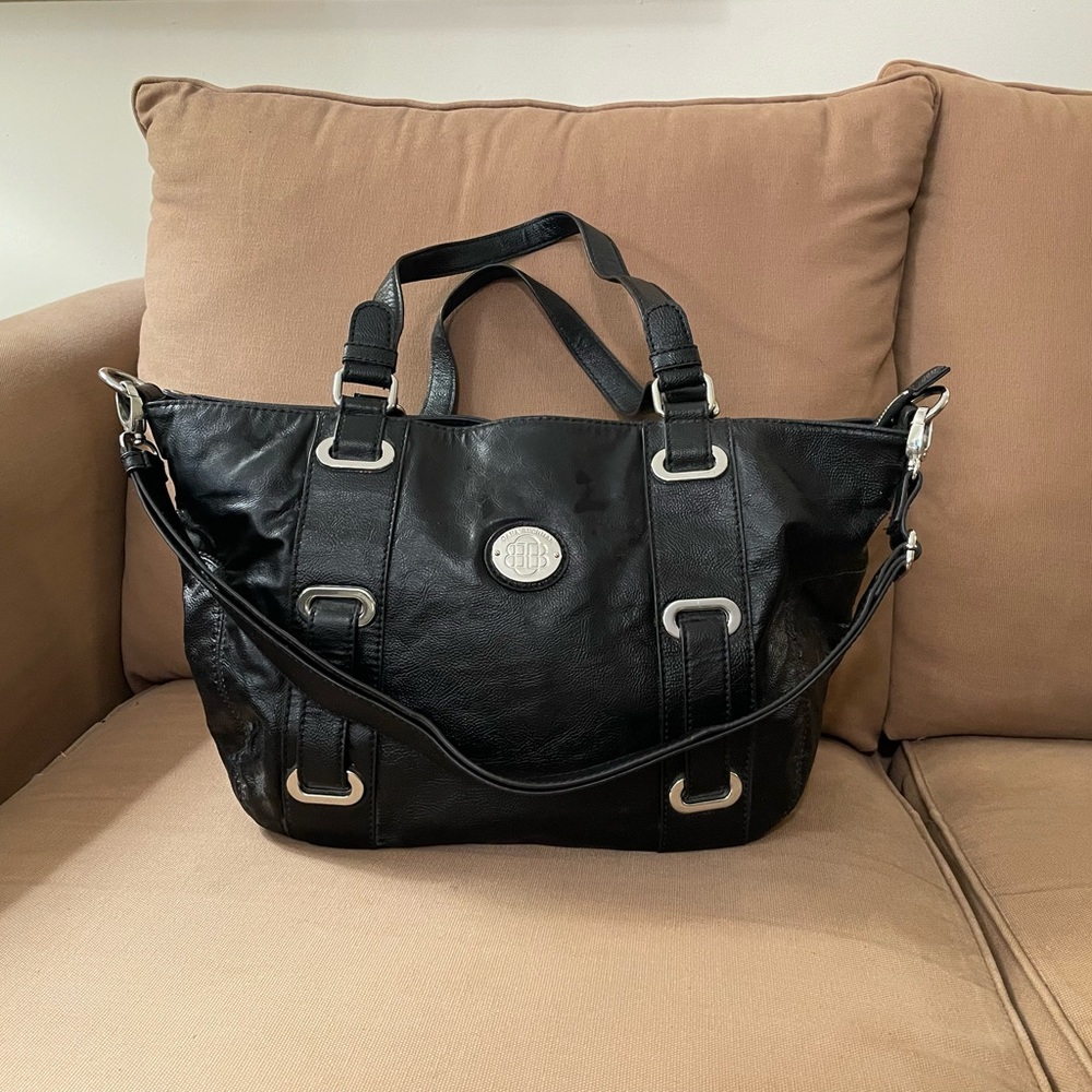 Dana Buchman Leather Hobo Black
Satchel Bag